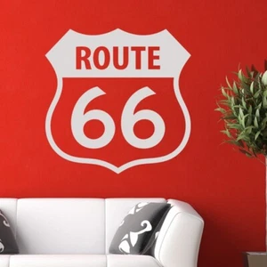 Route 66 Sign Wall Art Sticker (AS10035) - Picture 1 of 2