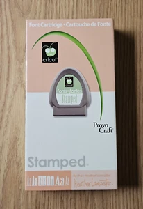 Cricut Cartuccia Numeri e Font "Stamped" 29-0013 Provo Craft Tastiera Manuale - Foto 1 di 3