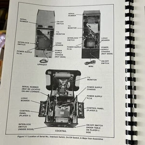Original vintage Mcr Bally Midway Arcade Video game manual - Picture 1 of 11