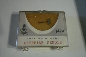 Aguja de repuesto estéreo vintage FIFE Precision Made 1 MIL zafiro 1709 MONO - Imagen 1 de 2