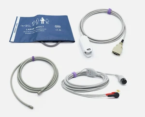 Mindray Accessories Bundle - Cuff, Hose, SpO2 Masimo, ECG - Same Day Shipping - Picture 1 of 5