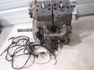 Johnson JX Skimmer OMC 650 Twin Vintage Snowmobile Engine Motor - Picture 1 of 5