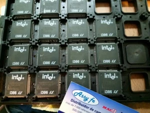 5 PCS X KU80386EX25 dual nº I386EX  New but pin bent  IC QFP132 SMD  I386 EX Mic - Picture 1 of 1