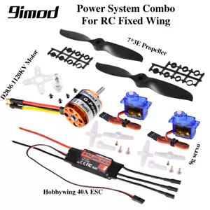 9imod 40A ESC + 1120KV bürstenloser Motor + 9G Servo + Propeller RC Flugzeug Stromversorgungssystem - Bild 1 von 14
