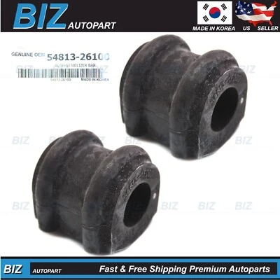 OEM 2PCS Stabilizer Bar Bushings for 2002-2006 Hyundai Santa Fe OE# 54813-26100 - Image 1 of 4