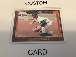 1955 Bowman Style Pee Wee Resse All Star Variation Card Dodgers - Picture 1 of 2