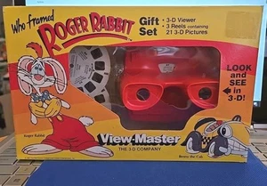 SEALED Disney's Who Framed Roger Rabbit Movie view-master VIEWER 3 Reels GIFTSET - Picture 1 of 2