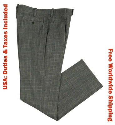 Pantalones a cuadros de lana Paul Smith para hombre talla 34 Foto 1 de 4