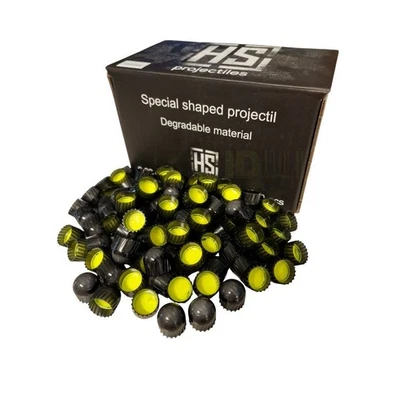 HS Projectiles Paintballs Schwarz/Gelb (200er Karton) - Bild 1 von 3