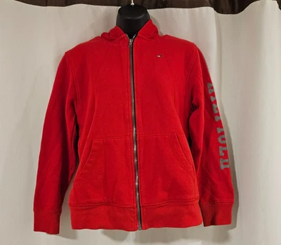 Tommy Hilfiger Juvenil Chaqueta Roja con Cremallera Manga Larga Talla Grande 14/16 Foto 1 de 4