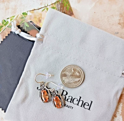 JOIAS JEAN RACHEL 2025 60% DE DESCONTO! Brinco de prata esterlina 925 envoltório floral CZ - Imagem 1 de 4