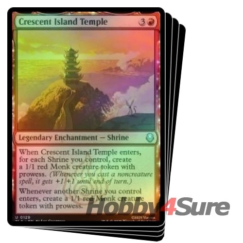 Foil Presale Crescent Island Temple X4 M/NM Magic MTG Avatar: The Last Airbender - Image 1 of 1