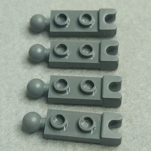 Placa LEGO 14419 gris azulado oscuro 1x2 con bola de remolque y enchufe de bola de remolque en los extremos - Imagen 1 de 4