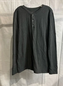 North face Mens Black Basic Long Sleeve Size L Regular - Picture 1 of 6