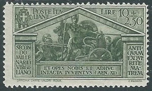 1930 REGNO VIRGILIO 10 LIRE MH * - RA23-5 - Imagen 1 de 1
