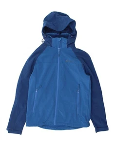 MOUNTAIN WAREHOUSE Mens Windbreaker Jacket UK 36 Small Blue Colourblock DF90 - Picture 1 of 3