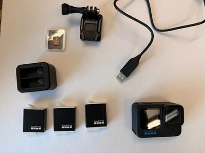 GoPro HERO12 Black 5K Action Camera Extra Batteries SD Card + - Image 1 of 4