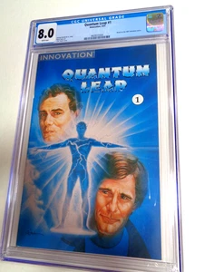 QUANTUM LEAP #1 INNOVATION COMICS 1991 CGC 8.0 VF SCI-FI TV SERIES SCOTT BAKULA - Picture 1 of 5