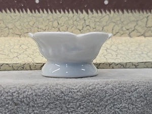 limoges france pedestal miniture trinket dish white - Picture 1 of 7