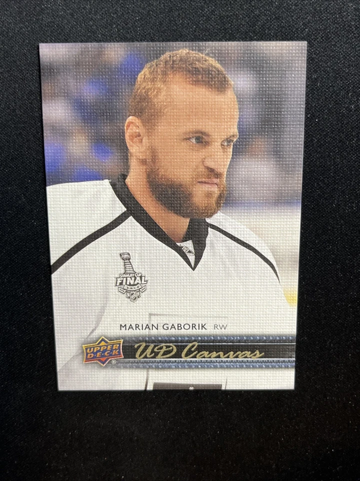 14-15 UD Series 1 Hockey Canvas C38 Marian Gaborik - Image 1 of 2