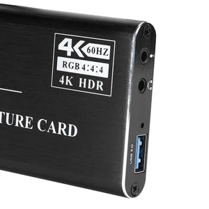 USB3.0 Video Drive‑Free 4K 1080P Grabber Recording Box For Live NEW - Afbeelding 1 van 12