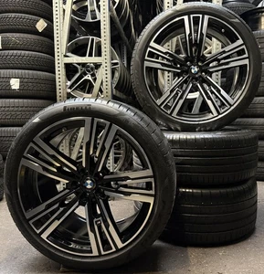4x Orig BMW Sommerräder Styling 908 M 255/40 R21 102Y 7er i7 G70 5A19DF0 3593 - Bild 1 von 3