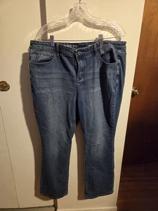 Jeans Laurie Felt Forever Denim Baby Bell para mujer talla 18WP elásticos cremallera mosca - Imagen 1 de 5