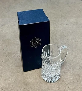 Vidrio Stuart Crystal Shaftesbury Corte Media 1/2 Pinta Vidrio En Caja Original De Colección - Imagen 1 de 6