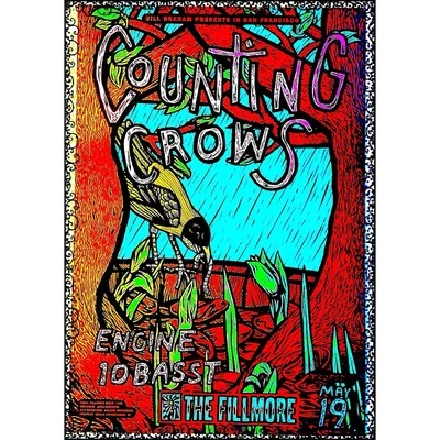 СЧЕТ ВОРОН НА ФИЛЛМОР 🇺🇸 НОВЫЙ ОЛОВЯННЫЙ ПЛАКАТ 12x8 дюймов - Изображение 1 из 2