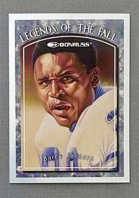 Donruss 1997 - Legends of the Fall Barry Sanders 2 de 10 leyenda de la corte/10000 como nuevo+ Foto 1 de 2