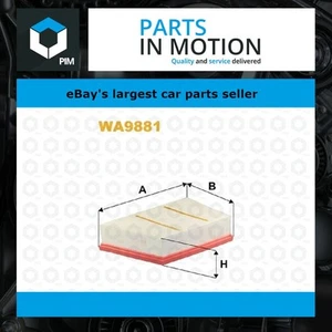 Air Filter WA9881 Wix Filters T2H8107 GJ329601AA LR071942 Top Quality Guaranteed - Picture 1 of 2