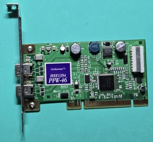 ZENKUMAN 1394 / FIREWIRE PCI KAMERA BILDEINGANGSPLATINE PFW-46 GEZOGEN & FUNKTIONSFÄHIG - Bild 1 von 5
