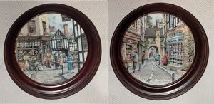 2 x Royal Doulton Plates | The Flower Shop / The China Shop By Colin Warden - Picture 1 of 9