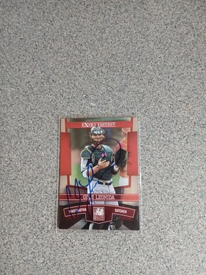 Cole Leonida Signed In Person 2010 Panini Donruss Elite Extra Edition Rc A11 - Image 1 of 4