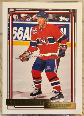 1992-93 Topps Gold Mike Keane #478 Montreal Canadiens - Image 1 of 2