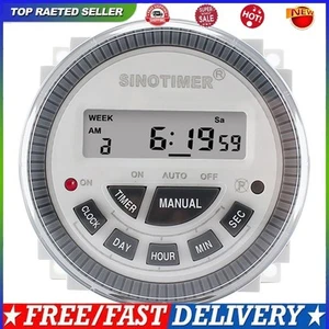1 Second Interval Time Relay 7 Days Programmable Digital Timer Switch(12V DC) - Picture 1 of 11
