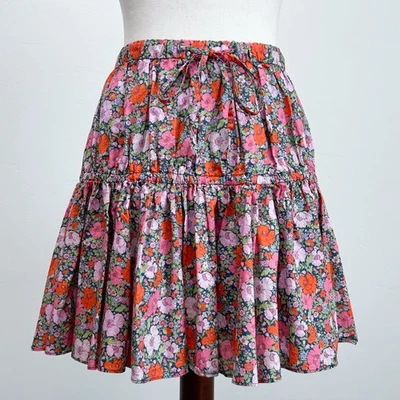 J. Crew Liberty London Meadow Song Floral Cotton Mini Skirt  - Image 1 of 4