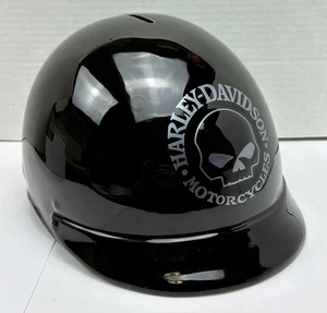 Harley Davidson 2002 alcancía casco calavera negro plata cerámica 97830-03V - Imagen 1 de 8