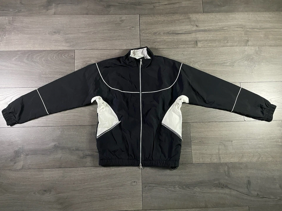 Air Jordan Essentials Flight Track Jacket Mens 2XL Black Mesh Lined Full Zip