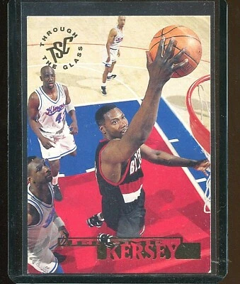 1994 Topps TSC Basketball Through The Glass Jerome Kersey #41 Trailblazers - Image 1 of 2