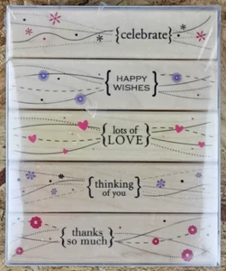 Hero Arts Stamp Set ~ Happy Wavy Borders LL158, NEW - Picture 1 of 4