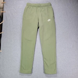 Nike Men S Sportswear Club Fleece Green White Logo Sweatpants Jogger BV2707-386 - Picture 1 of 11