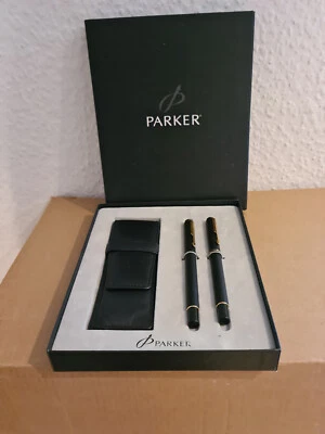 Parker   Geschenkset  (Füller / Kugelschreiber / Lederetui) - Bild 1 von 3