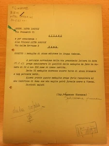 Lettera firmata da Francesco Giannone - Imagen 1 de 1