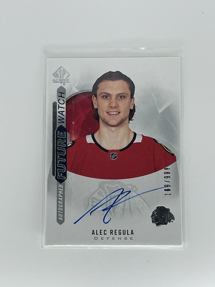 2020-21 Upper Deck SP Authentic Future Watch Auto Alec Regula /999 #183 RC FWA - Image 1 of 1