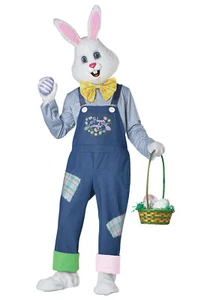 Brand New Happy Easter Bunny Adult Costume - Picture 1 of 2