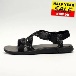 Sandalias de playa de verano para caminar al aire libre Hush Puppies Good Trek negras - Imagen 1 de 5