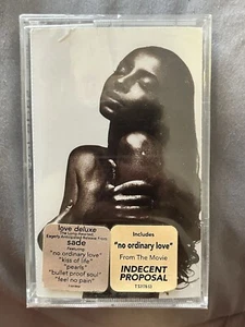 New Sealed Sade Love Deluxe Cassette Tape (1992) No Ordinary Love Free Shipping - Picture 1 of 7