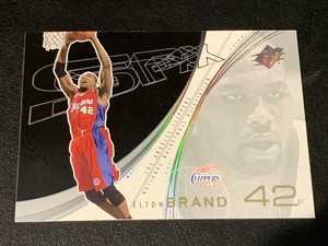 2002-03 Upper Deck SPx Los Angeles Clippers Basketball Card #31 Elton Brand