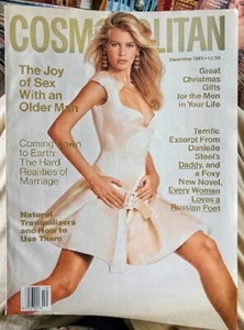 1989 December Cosmopolitan Magazine CLAUDIA SCHIFFER - Picture 1 of 2